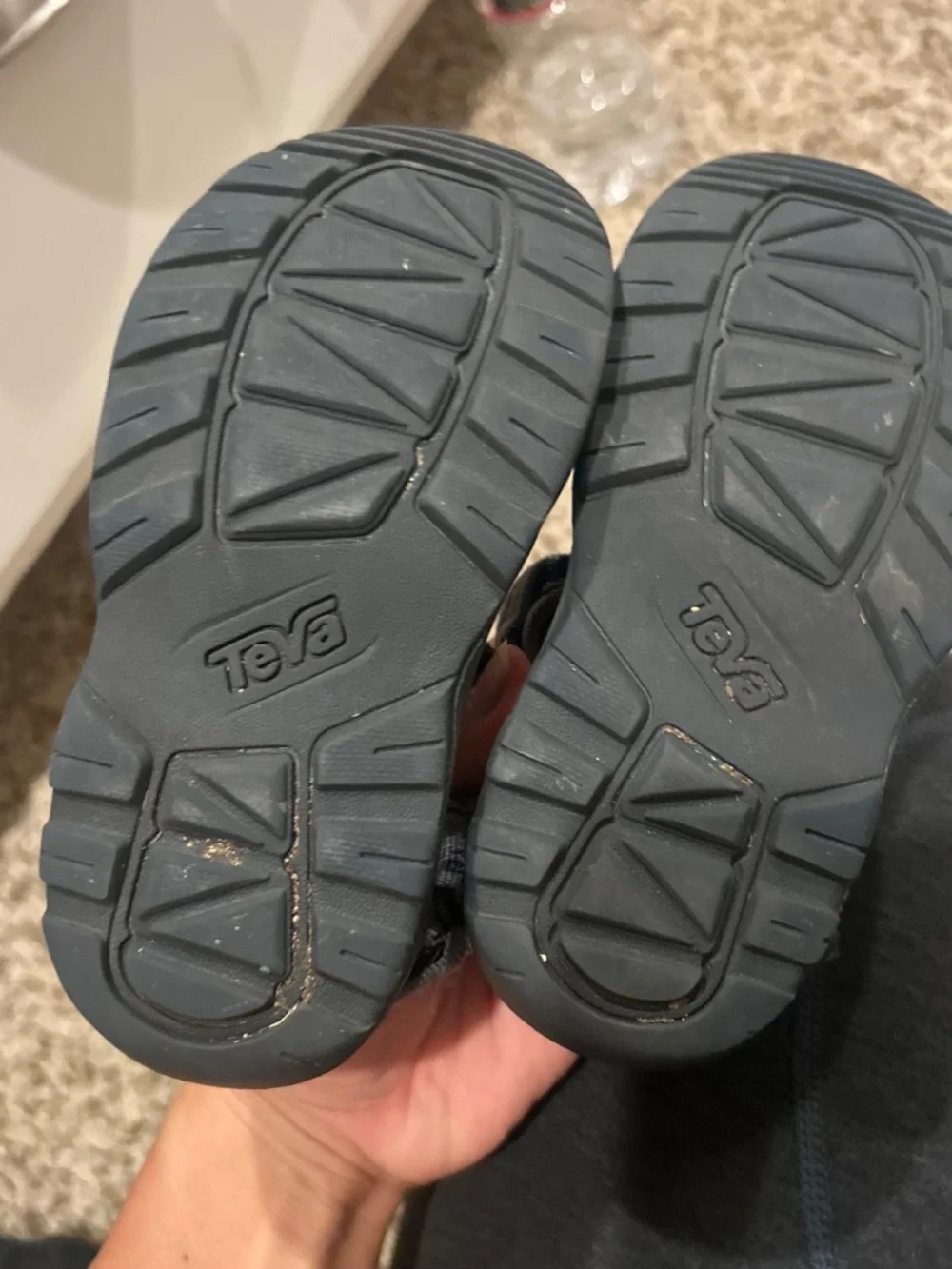 TEVA Toddler Sport Sandals Size 8 Gray Purple